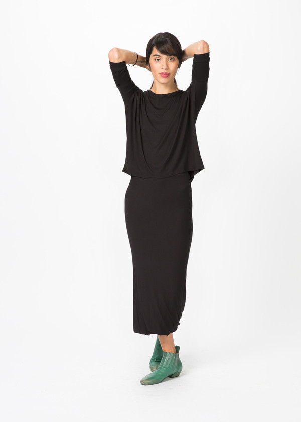 Organic by John Patrick Slim Sleeve Viscose Tee Organic by John Patrick Slim Sleeve Viscose Tee