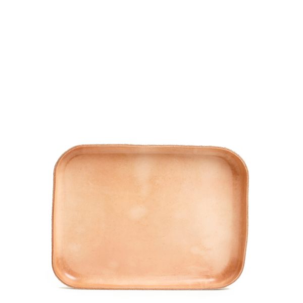 Unisex Graf & Lantz Large KAWABON Tan Leather & Granite Felt Tray Unisex Graf & Lantz Large KAWABON Tan Leather & Granite Felt Tray