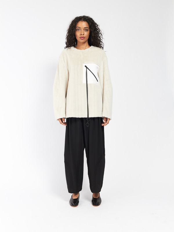 CF Goldman Patch Pullover Cream CF Goldman Patch Pullover Cream