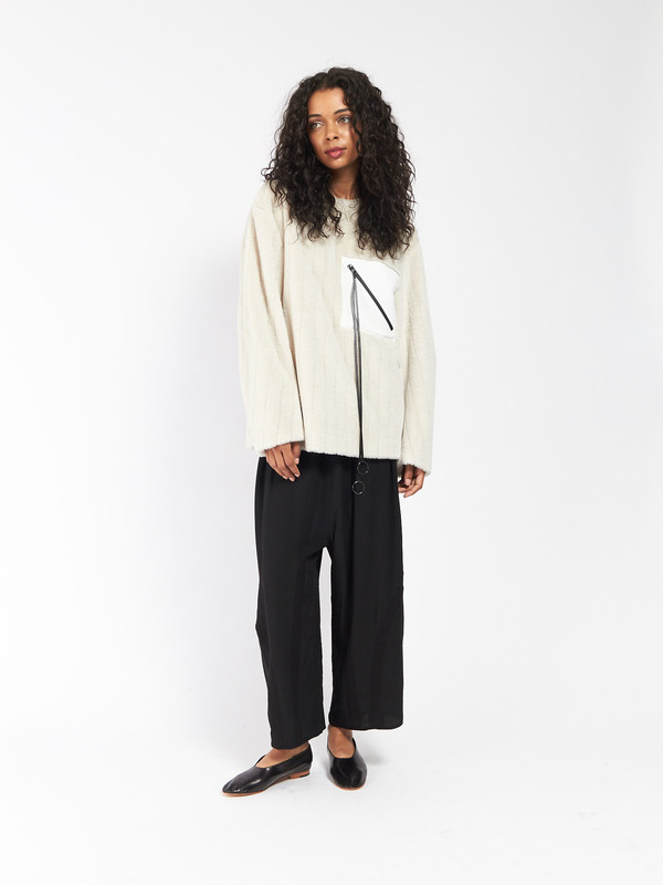 CF Goldman Patch Pullover Cream CF Goldman Patch Pullover Cream