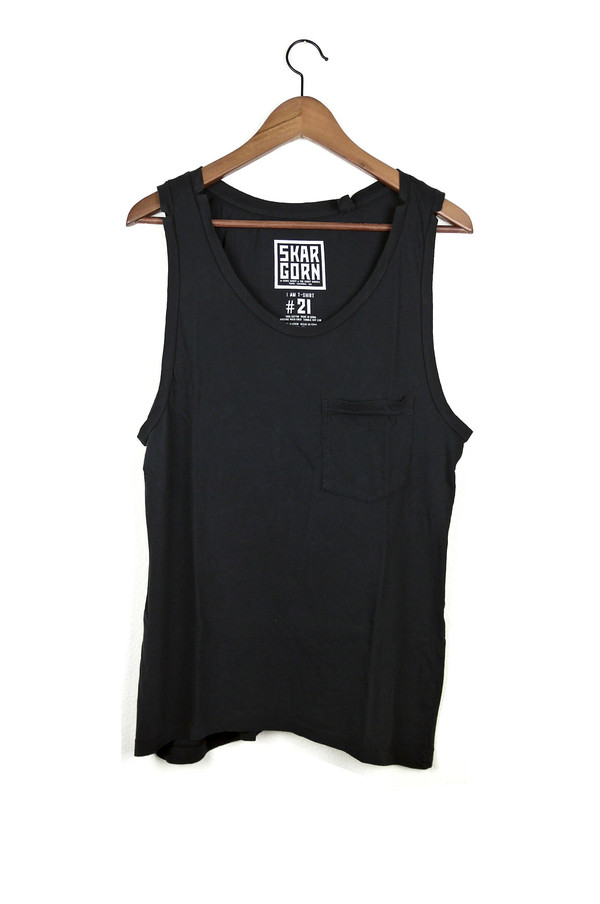 Skargorn #21 Sleeveless Tee, Black Wash Skargorn #21 Sleeveless Tee, Black Wash