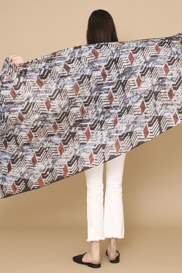 Osei-Duro Bena Scarf in Dulse Osei-Duro Bena Scarf in Dulse