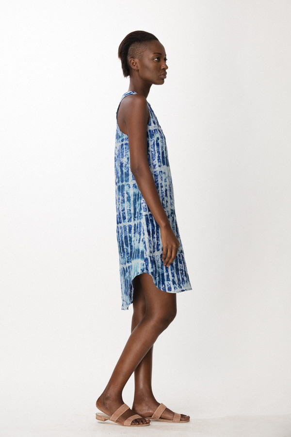 Osei-Duro Runa Dress in Marine Chalk Osei-Duro Runa Dress in Marine Chalk