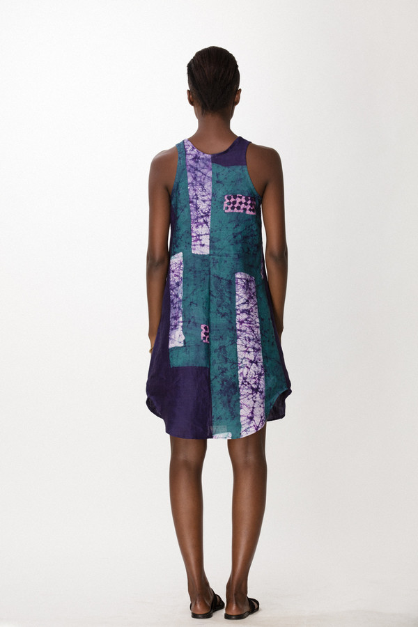 Osei-Duro Runa Dress in Navy Rubics Osei-Duro Runa Dress in Navy Rubics
