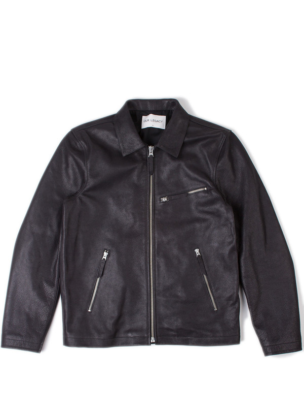 Men's Our Legacy Ton Up Jacket Black Oil Men's Our Legacy Ton Up Jacket Black Oil