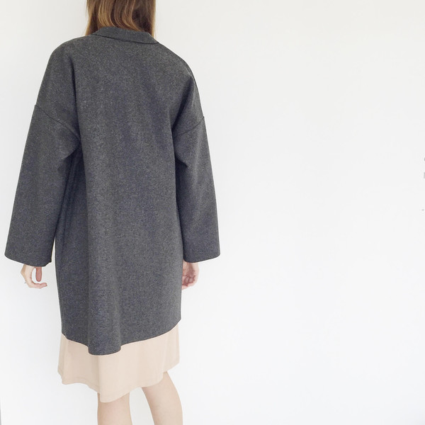 ARE Studio - Charcoal Angle Coat ARE Studio - Charcoal Angle Coat