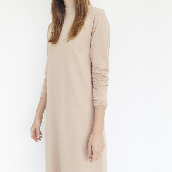 Han Starnes Nude Jersey Dress Han Starnes Nude Jersey Dress