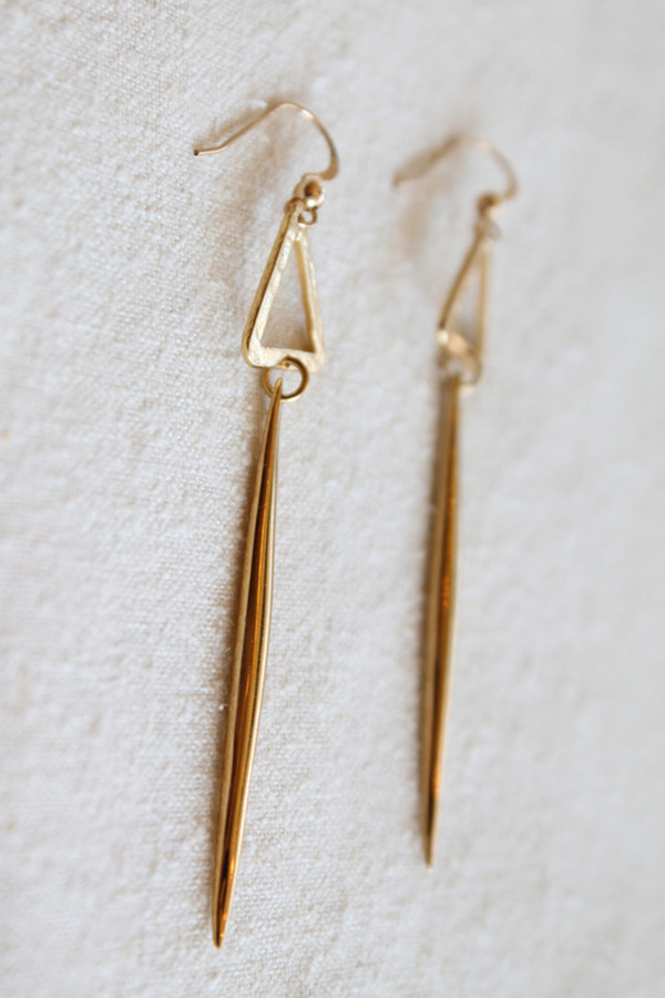 sheila b triangle spike earring sheila b triangle spike earring
