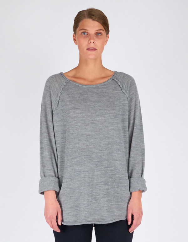 Assembly Label Atlantic Knit Pullover Grey Assembly Label Atlantic Knit Pullover Grey