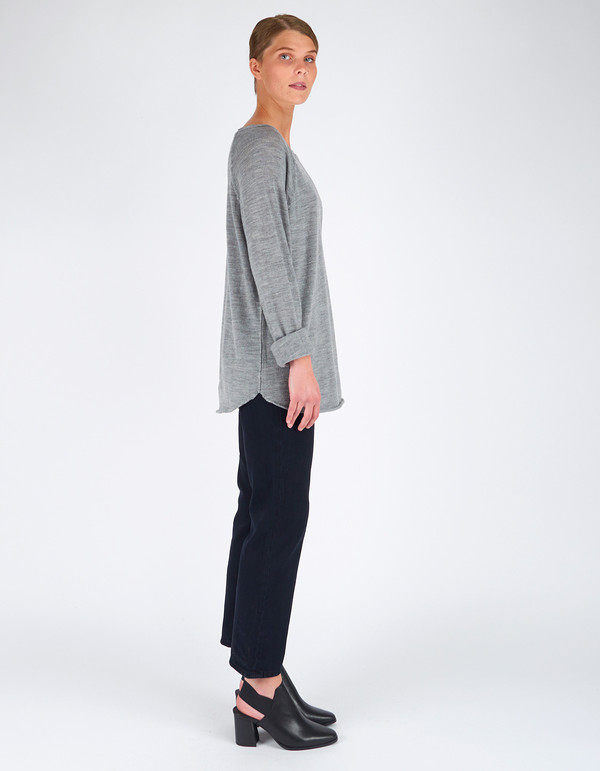 Assembly Label Atlantic Knit Pullover Grey Assembly Label Atlantic Knit Pullover Grey