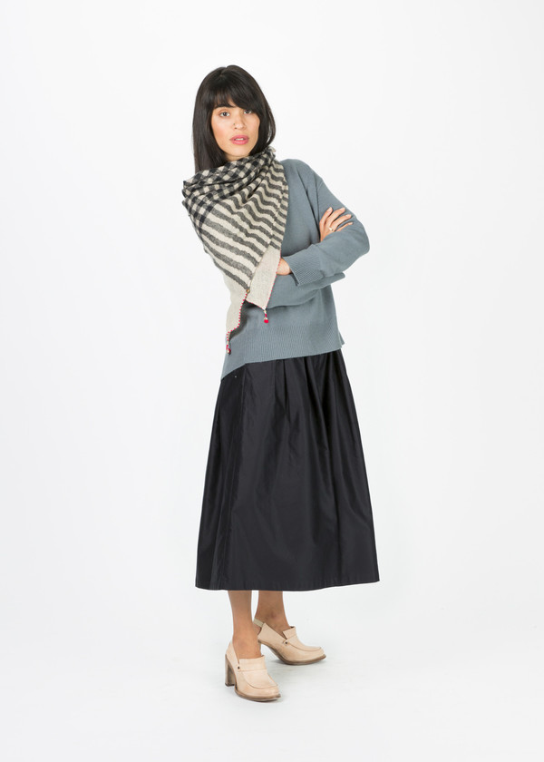 Pero Square Gingham Pashmina Scarf Pero Square Gingham Pashmina Scarf