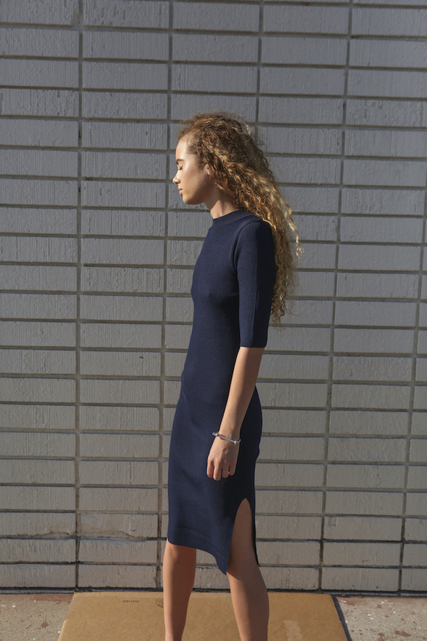Objects Without Meaning Rib Tee Dress, Navy Objects Without Meaning Rib Tee Dress, Navy