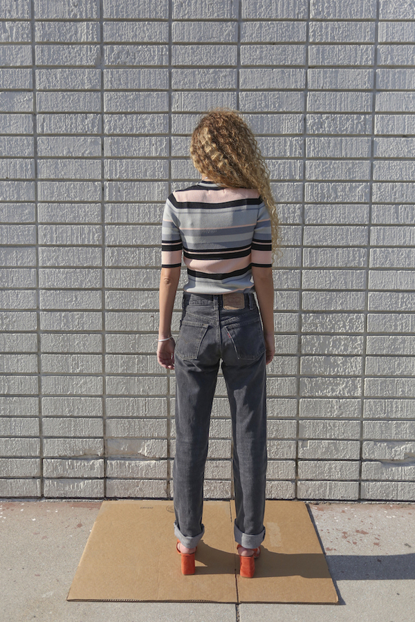Objects Without Meaning Rib Tee, Dark Stripes Objects Without Meaning Rib Tee, Dark Stripes