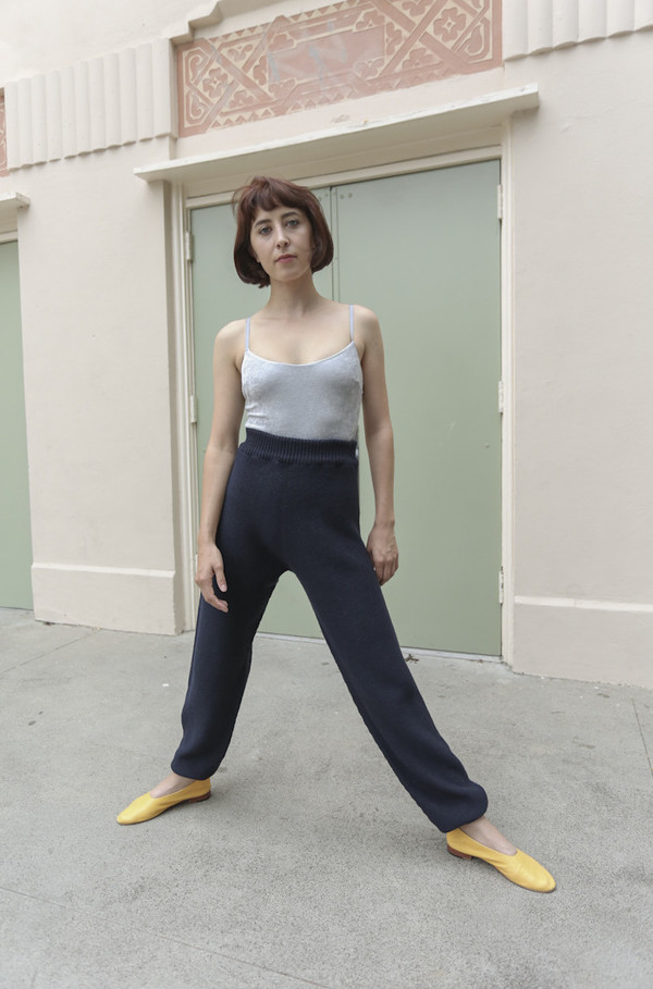 Baserange Gerda Trouser in Navy Baserange Gerda Trouser in Navy