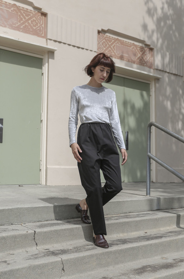 Baserange Azour Highwaist Pant in Black Baserange Azour Highwaist Pant in Black
