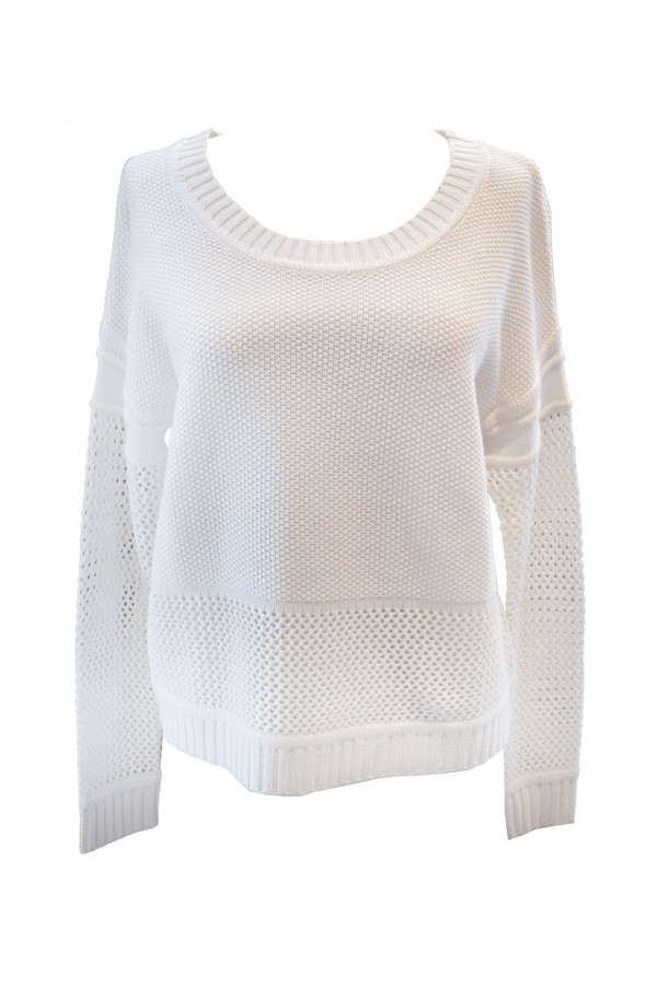 Splendid - Mesh Mix Pullover Sweater Splendid - Mesh Mix Pullover Sweater