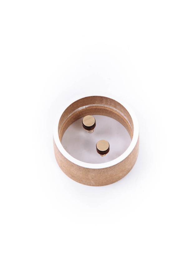 Asorti Stud Earrings (Gold Circle) Asorti Stud Earrings (Gold Circle)