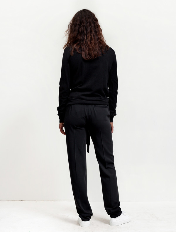 MM6 by Maison Margiela Womens Fluid Classic Trousers Black MM6 by Maison Margiela Womens Fluid Classic Trousers Black