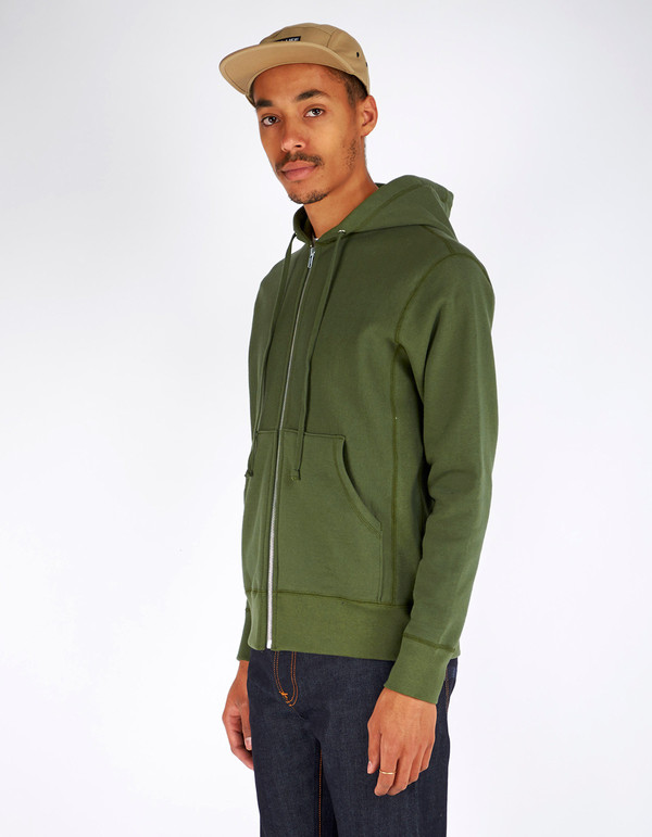 Men's Still Life Zip Hoodie Olive Men's Still Life Zip Hoodie Olive