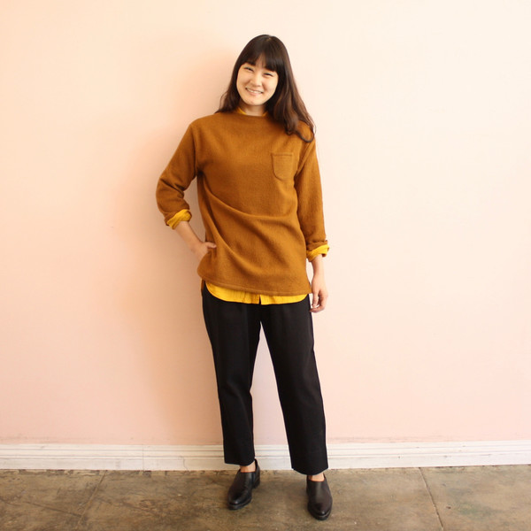 wrk-shp atelier shirt - persimmon wrk-shp atelier shirt - persimmon
