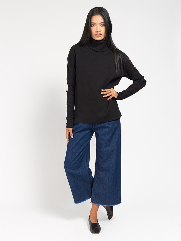 Kowtow Rib Roll Neck Top Kowtow Rib Roll Neck Top