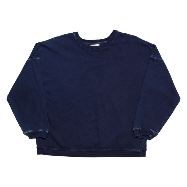 Olderbrother Hand Me Down - Drop Shoulder Crew - Indigo Olderbrother Hand Me Down - Drop Shoulder Crew - Indigo