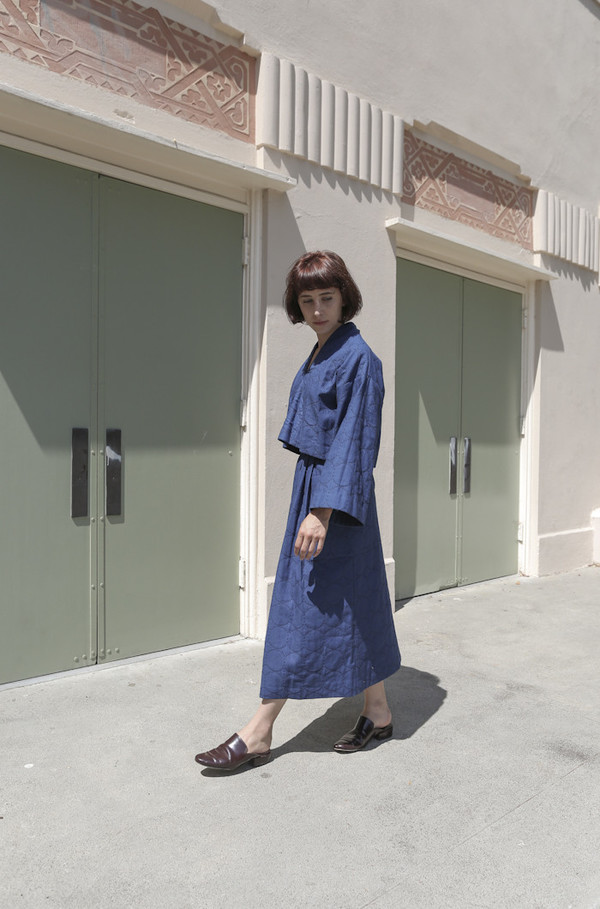 Horses Atelier Tie Skirt in Japanese Indigo Horses Atelier Tie Skirt in Japanese Indigo
