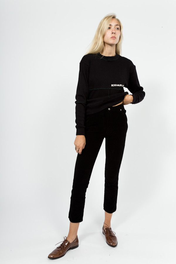 Eckhaus Latta Lapped Sweatshirt Eckhaus Latta Lapped Sweatshirt