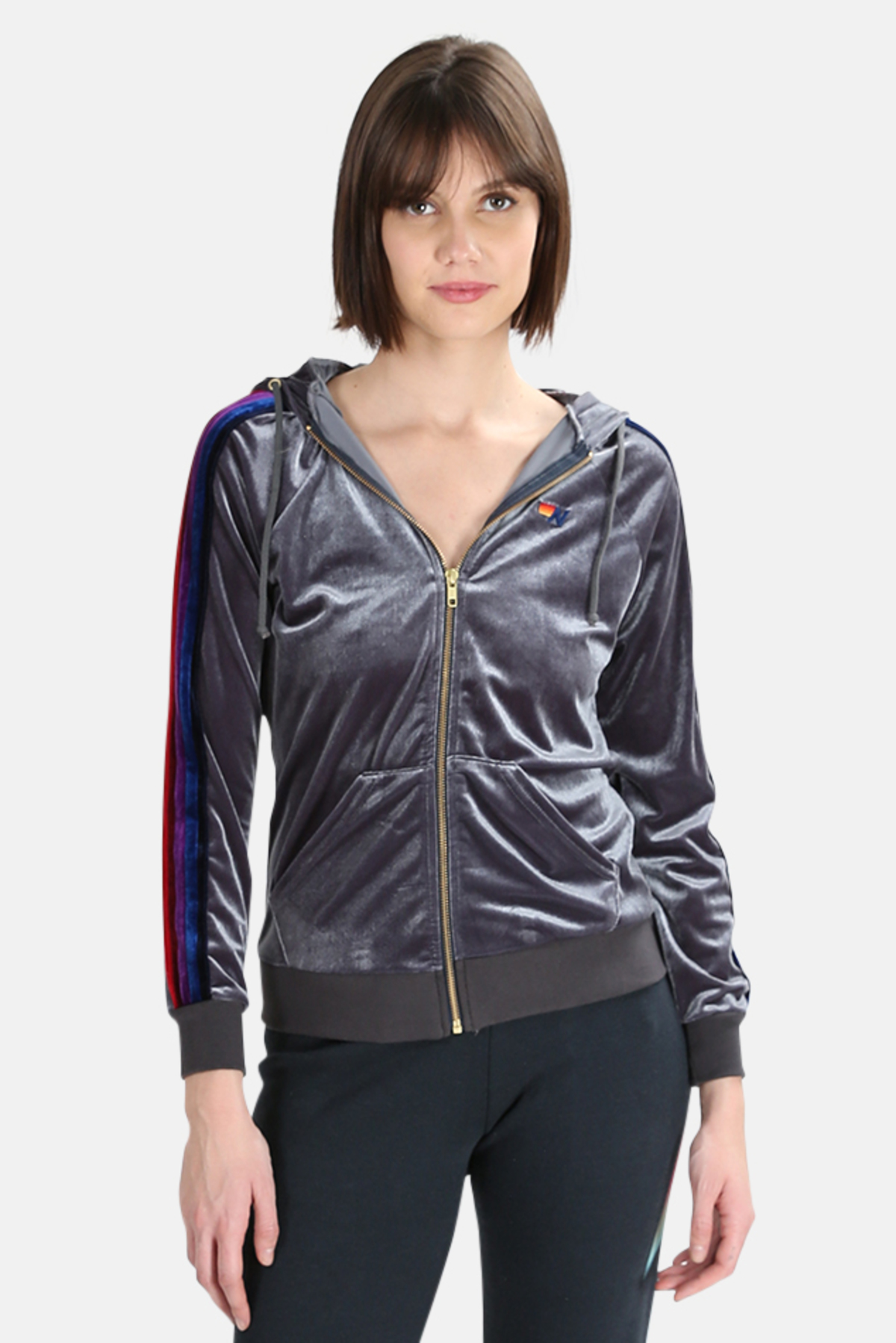 Aviator Nation Classic Velvet Zip 