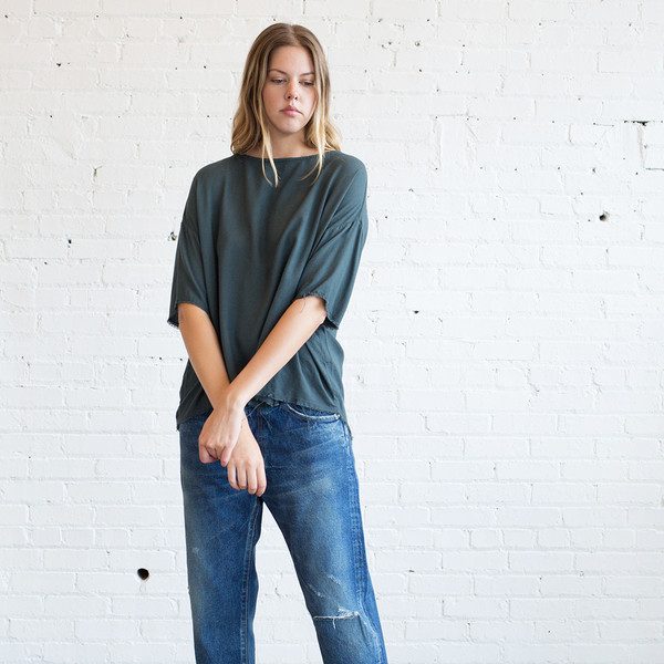 Black Crane Square Top Black Crane Square Top