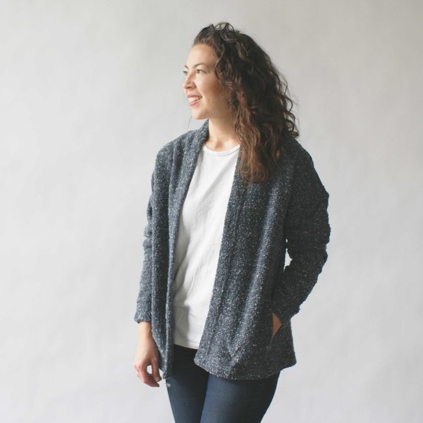 Make It Good Pebble Knit Cardigan in Blue Make It Good Pebble Knit Cardigan in Blue