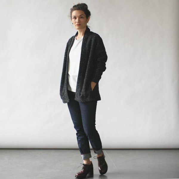 Make It Good Pebble Knit Cardigan in Blue Make It Good Pebble Knit Cardigan in Blue