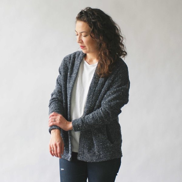 Make It Good Pebble Knit Cardigan in Blue Make It Good Pebble Knit Cardigan in Blue