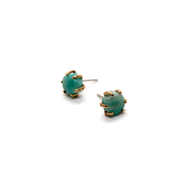 Laurel Hill Jewelry Io Studs // Amazonite Laurel Hill Jewelry Io Studs // Amazonite