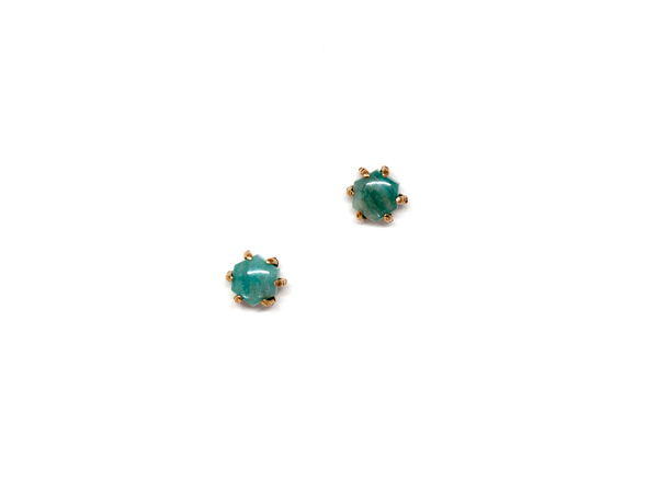 Laurel Hill Jewelry Io Studs // Amazonite Laurel Hill Jewelry Io Studs // Amazonite