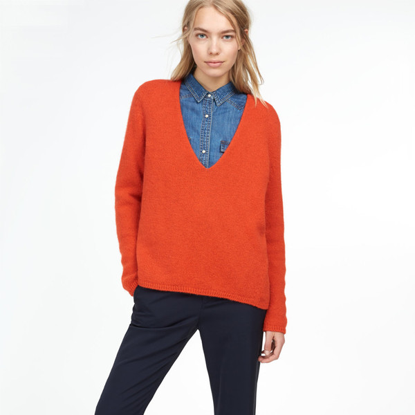 closed v-neck sweater closed v-neck sweater