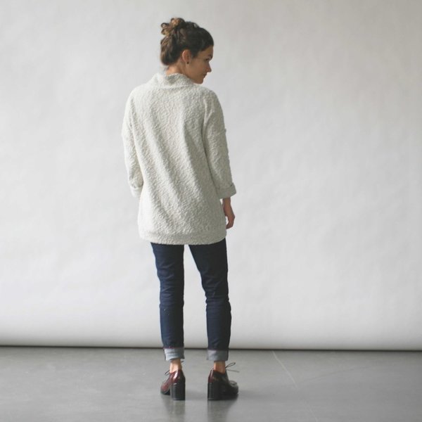 Make It Good Pebble Knit Tunic in Cream Make It Good Pebble Knit Tunic in Cream