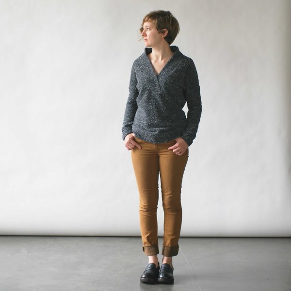 Make It Good Pebble Knit Tunic in Blue Make It Good Pebble Knit Tunic in Blue
