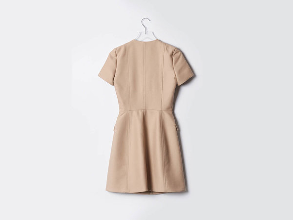 Carven Gabardine Belted Dress Carven Gabardine Belted Dress