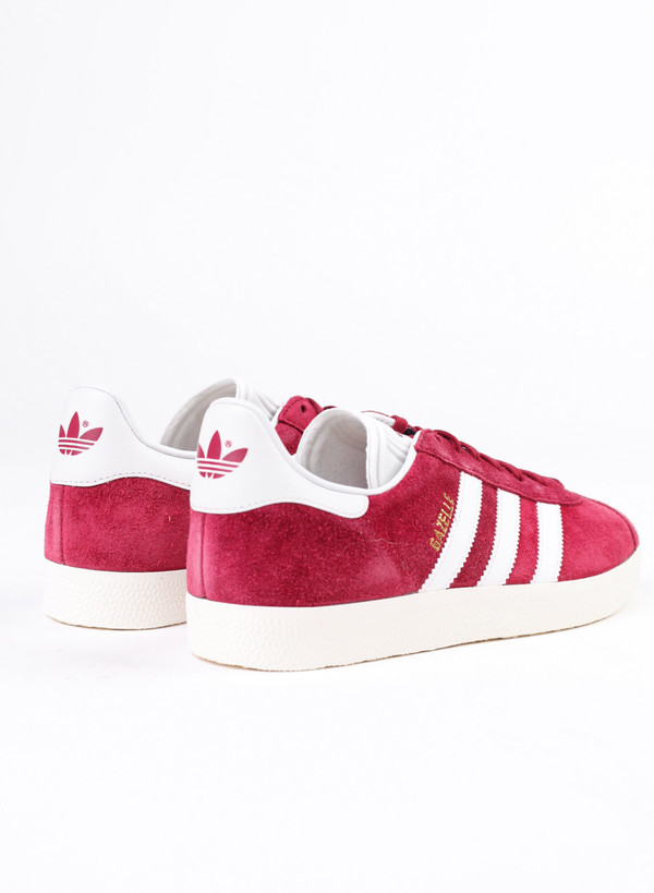 Men's Adidas Gazelle Burgundy Men's Adidas Gazelle Burgundy