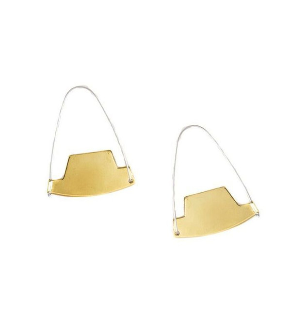 Erin Considine Arch Hoops in Brass + Sterling Silver Erin Considine Arch Hoops in Brass + Sterling Silver