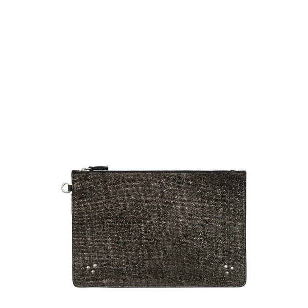 Jerome Dreyfuss Large Popoche in Lamine Noir Jerome Dreyfuss Large Popoche in Lamine Noir