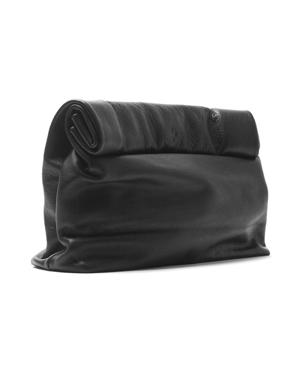 Marie Turnor Lunch Clutch in Black Pebble Marie Turnor Lunch Clutch in Black Pebble