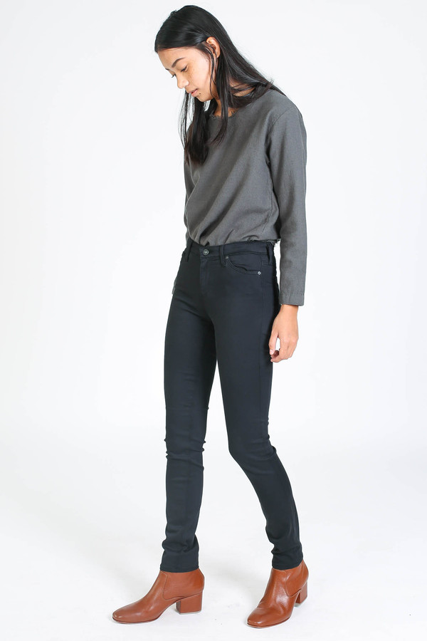 AG Jeans Sateen Prima in Super Black AG Jeans Sateen Prima in Super Black