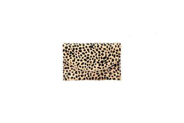 Primecut TINY SPOTTED COWHIDE PASSPORT CLUTCH Primecut TINY SPOTTED COWHIDE PASSPORT CLUTCH