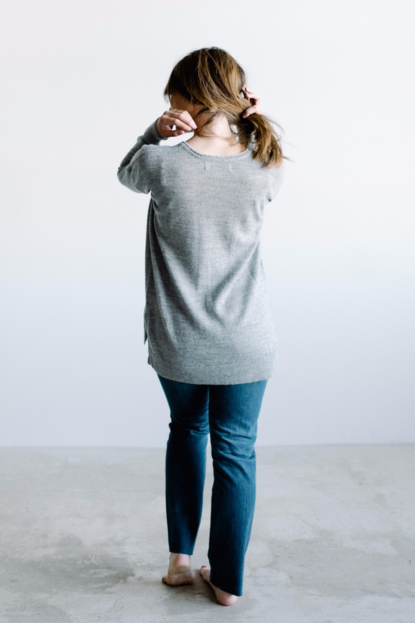 Poppy + Pima Sally Pullover // Gray Poppy + Pima Sally Pullover // Gray