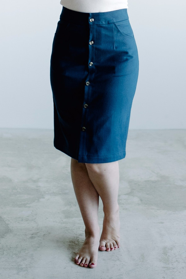Hackwith Design House Button Up Skirt Hackwith Design House Button Up Skirt
