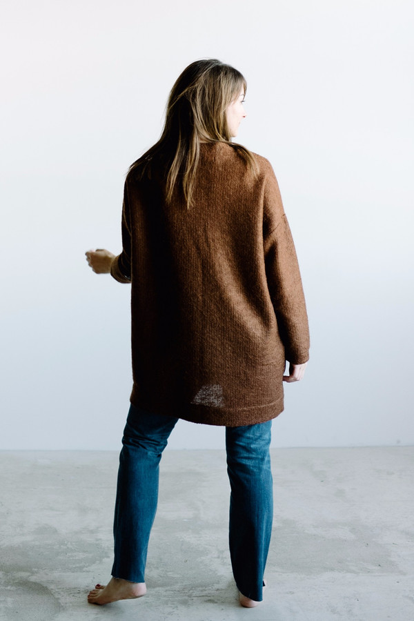 Hackwith Design House V-Neck Pullover // Rust Hackwith Design House V-Neck Pullover // Rust