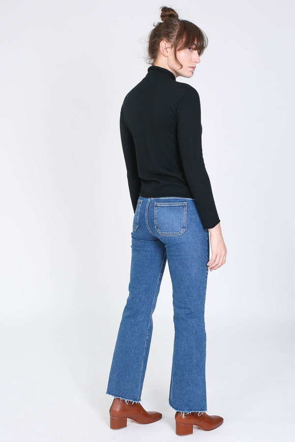 Evam Eva Cotton cashmere turtleneck in black Evam Eva Cotton cashmere turtleneck in black