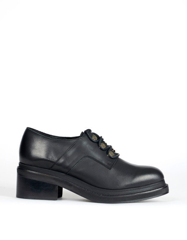 Miista Carey Lace-Up Boot Black Miista Carey Lace-Up Boot Black
